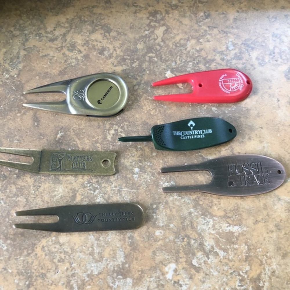 Golf‎ divot repair Tools (6) Sold As A Lot